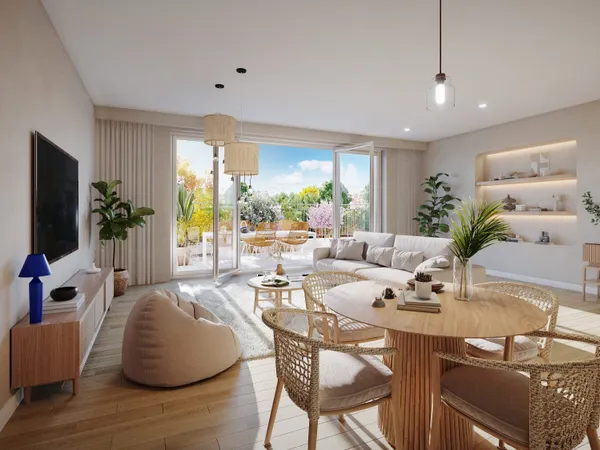 Résidence de Standing BALTHASAR - Appartement T3 de 67m2 à 83 m2 avec parking, terrasse et jardin