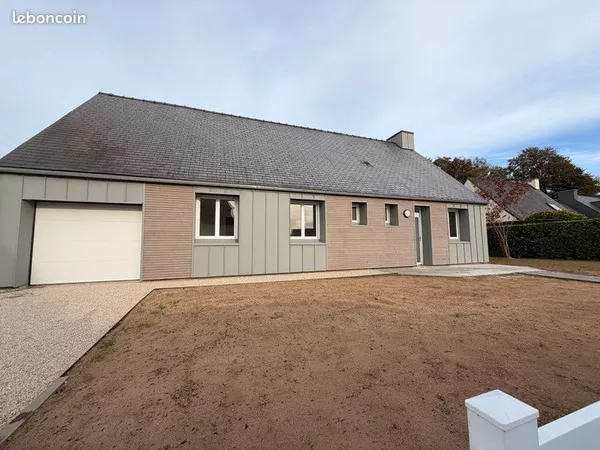 Maison rénovée 86 m² | 3 ch | Jardin | Garage | Ploubezre