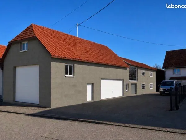 Maison plus dépôt