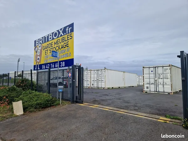 Location box container 35 m3