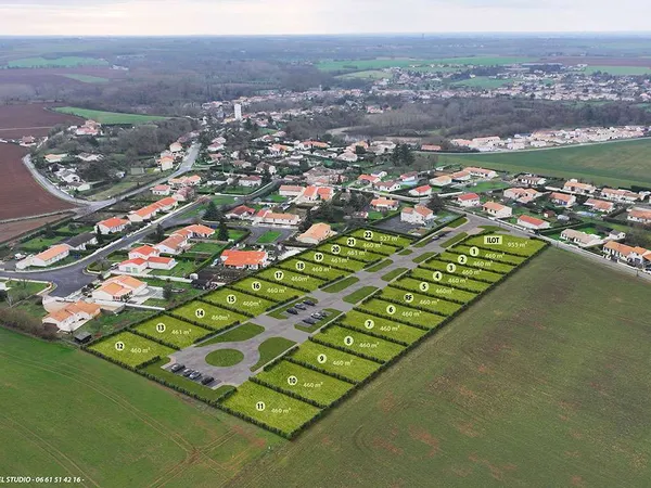 Terrain 464 m²