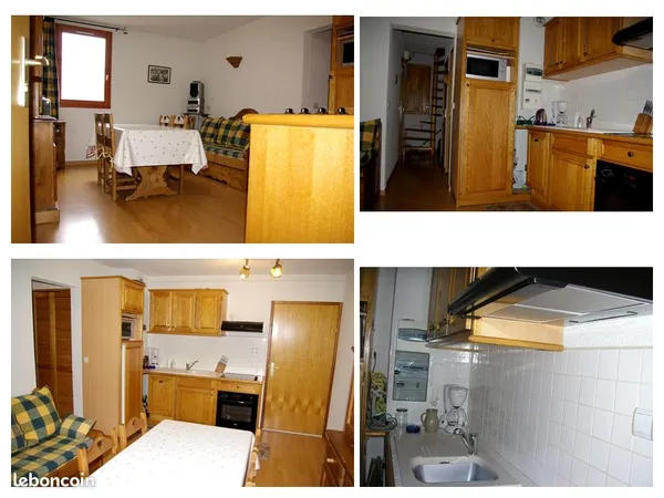 Valfréjus - Appartement duplex 3P meublé, résidence 4/6, à 15 m du bureau de vente des passes, à 50 