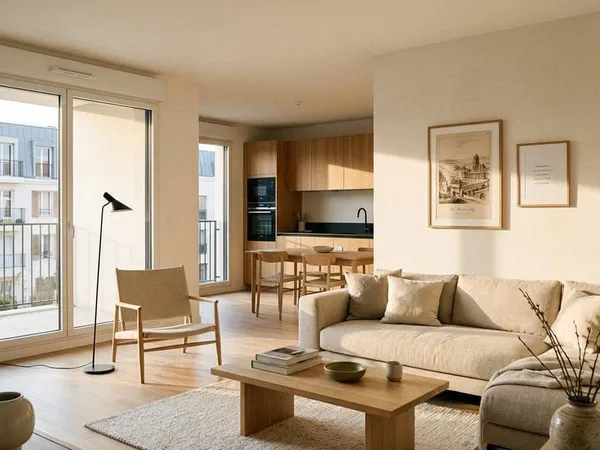 Appartement 2 pièces 46 m²