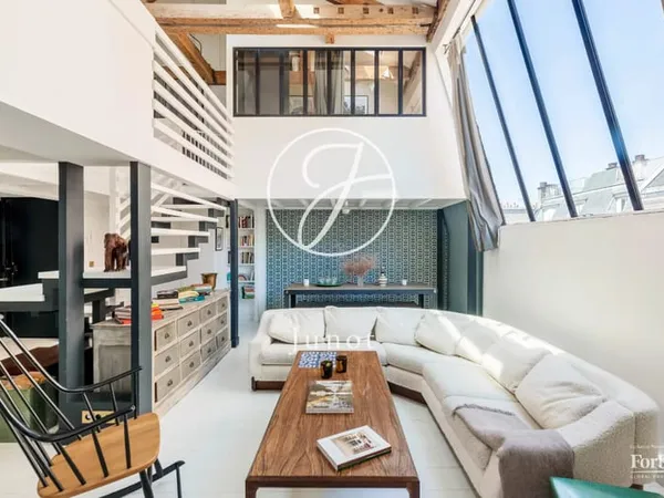 Paris 18e - MONTMARTRE / CAULAINCOURT - Atelier d'artiste - 88,26m² au sol - 77,55m² Carrez - 2 cham