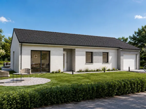 Terrain + maison 92 m²