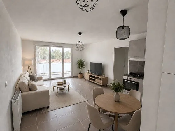 T2 lumineux de 45 m² avec balcon sud, box et parking - Escalquens