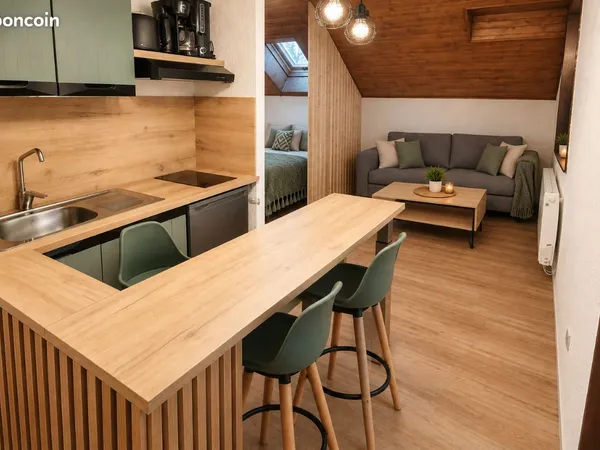 Les Orres - Superbe studio meublé rénové à neuf avec balcon, box et cave