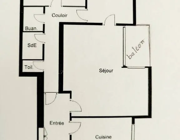 Appartement 3 pièces 68 m²