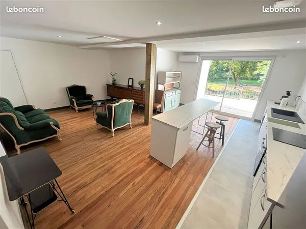 Colocation : appartement meublé 120m²