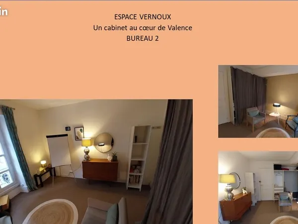 LOCATION CABINET PARTAGE -CENTRE PIETON VALENCE Espace Vernoux
