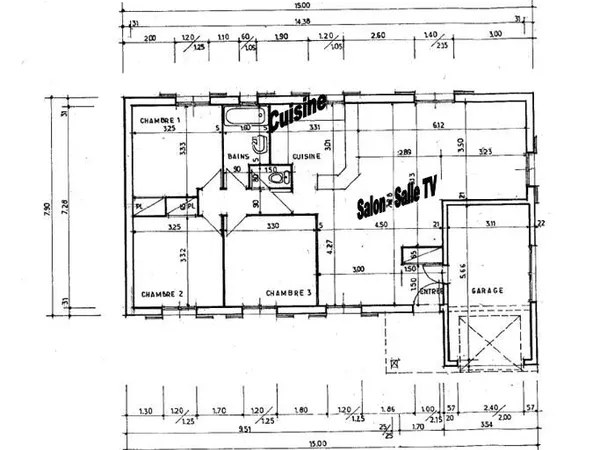 Maison 3 chambres