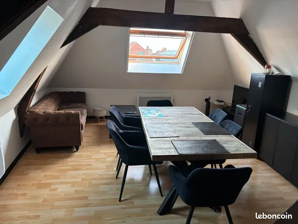 T3 appartement duplex 2 chambres 70m2 Douai centre
