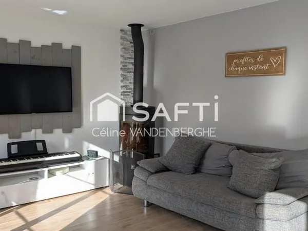 Maison de plain-pied dans un village sur l'axe St Quentin / Laon