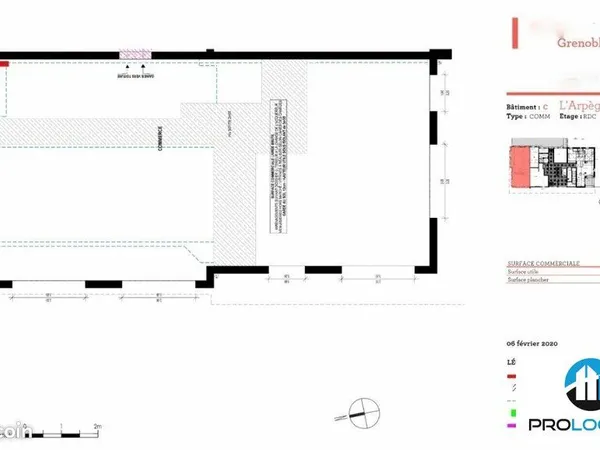 Local commercial 76 m² GRENOBLE