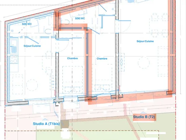 T2 - 40m2 à louer