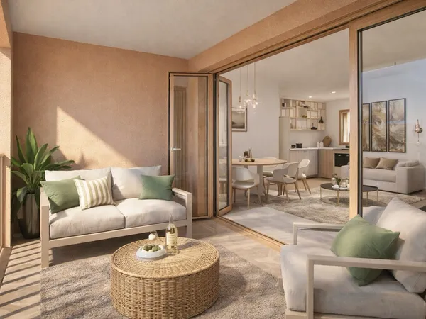 Vends appartement 66m² T3 neuf avec balcon Philosophe - Montestquieu