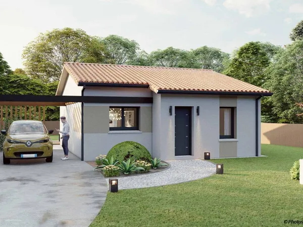 Terrain + maison 64 m²