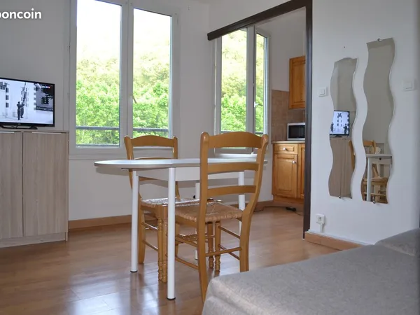 Studio bien situé belle vue