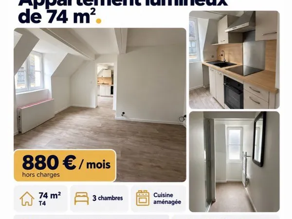 Location appartement Dieppe