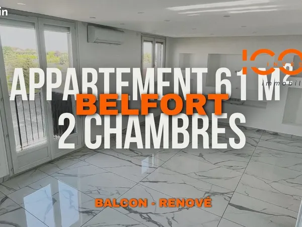 Appartement 3 pièces 61 m²