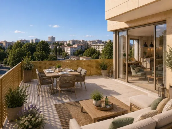MARSEILLE 08- T3 77 M² 10 MIN A PIEDS DES PLAGES ET DU PARC BORÉLY