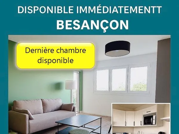Colocation : 1 chambre libre de suite