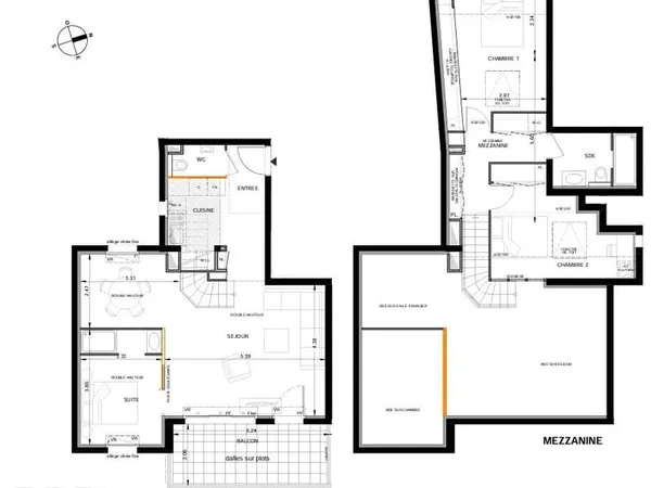 Appartement 4 pièces 84 m²