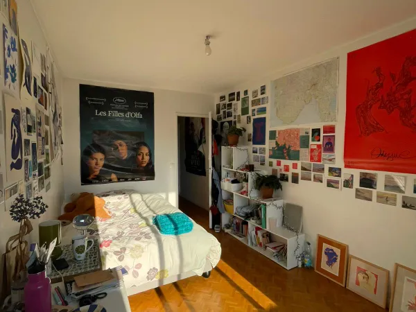 Loue chambre en colocation dans appartement - 80m²