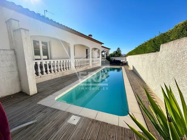 Perpignan Massilia - Mas Vermeil : Maison de plain pied 5 chambres avec piscine à vendre