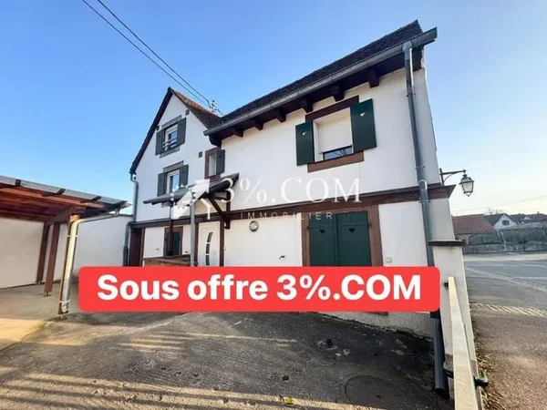 Maison de village avec cour et 4 chambres