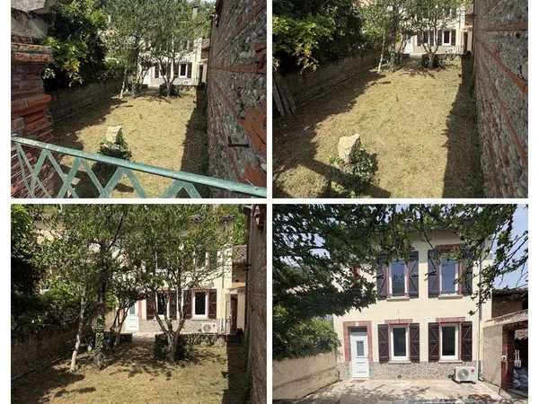Maison de charme T3 92 m², 2 jardins, clim, fibre