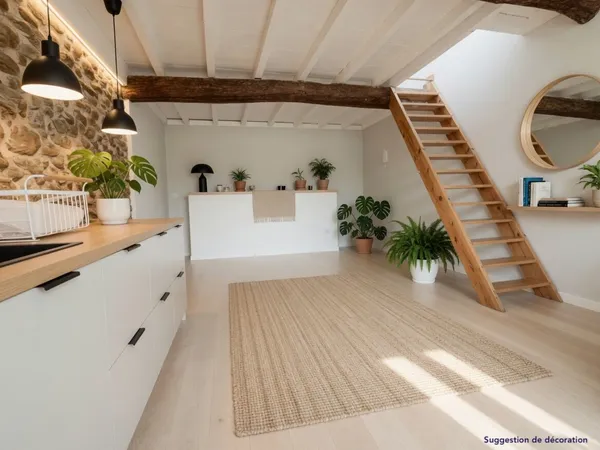 BOMPAS maison de village 81m2 avec terrasse