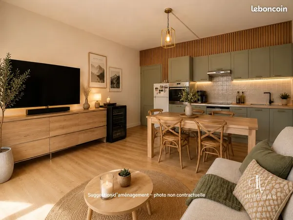 Appartement 3 pièces 53 m²
