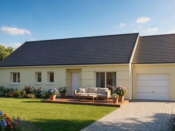 Maison 3 chambres de 105 m2 sur la commune d' ALLOUVILLE BELLEFOSSE