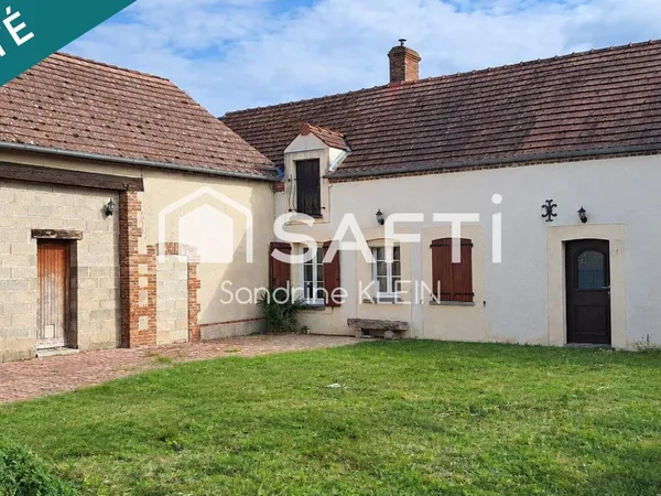 Longère 128 m², 4 pièces avec grange attenante et jardin