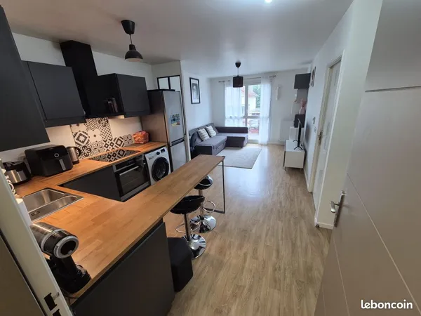 T2 meublé 40 m² + parking - résidence récente