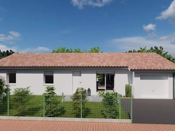 Projet de construction d'une maison 103.98 m² avec terrain à SAINT-SULPICE-LES-FEUILLES (87)