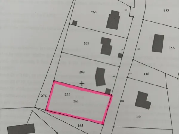 Terrain 1252 m²