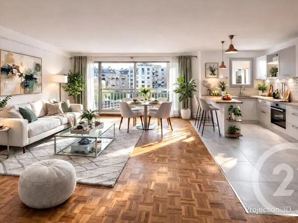Appartement 2 pièces 49 m²