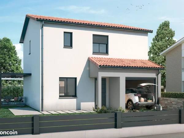 Maison neuve à étage de 90 m² avec 3 chambres et garage à Nizas - terrain de 194 m²