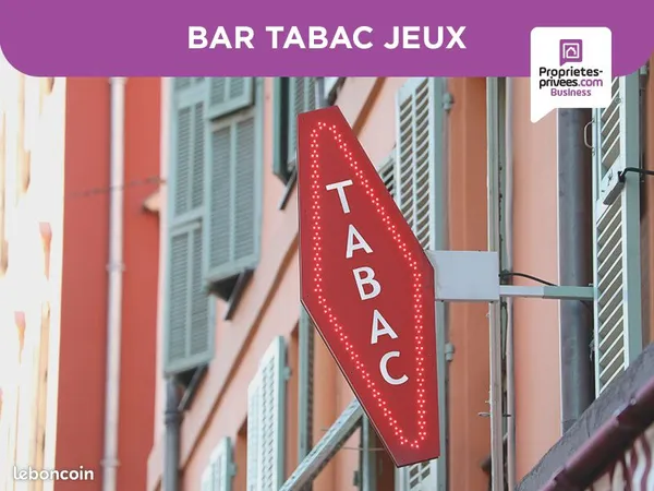 Fonds de commerce bar, tabac, jeux 100 m²