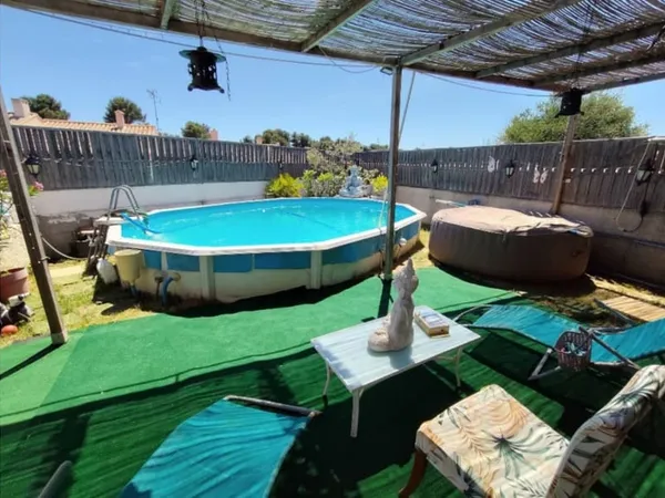 Maison T3 jardin piscine