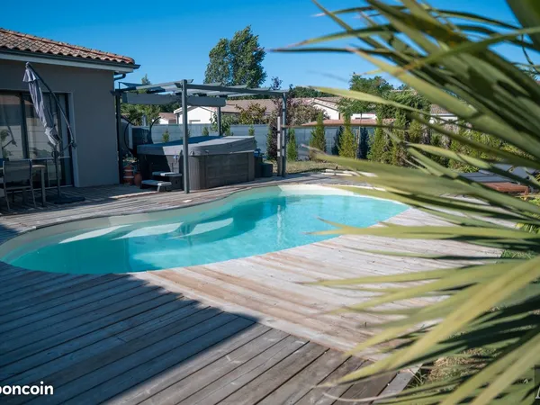 ✨ SAINT-ANDRÉ-DE-CUBZAC - 539 000 - MAISON CONTEMPORAINE 167 m² - TERRAIN 1 009 m² - PISCINE & JACUZ