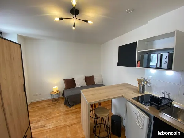 Studio 17 m² rénové - Dole centre-ville