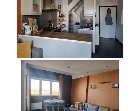 Appartement en Duplex 3 pièces 58 m², plein centre-ville