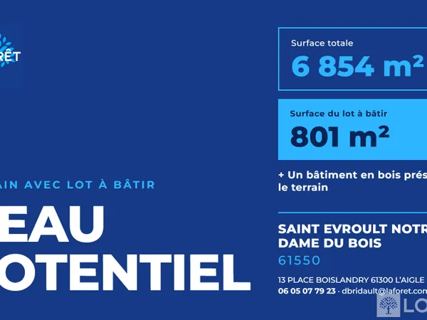 Terrain 6854 m²