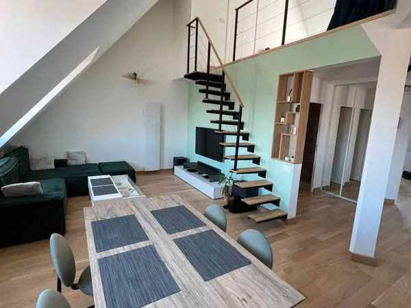 Appartement standing T3 duplex meublé