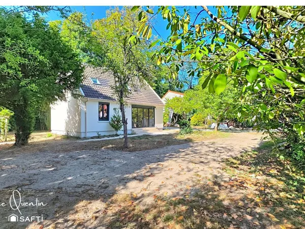 Maison rénovée, plain-pied, 900 m2, RER C à pied