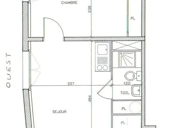 Appartement T2 32m2