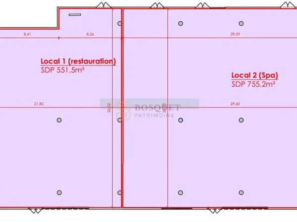 Local commercial 1 pièce 551 m²